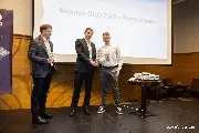 Денис Исаков, ОЦО «билайн», Илья Курцев, директор Центра кредитного контроля, и Игорь Карташов, директор Департамента автоматизации и цифровых решений, Филиал ОЦО «Ростелеком»