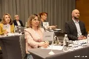 Первая секция второго дня была посвящена системе управления рисками и организации работы профильного подразделения