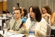 Участники конференции задавали вопросы докладчикам и обсуждали практические аспекты представленных решений
