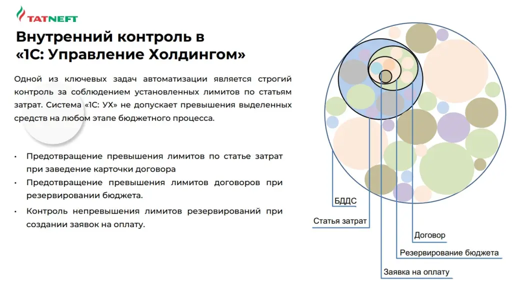 Внутренний контроль в «1С: Управление Холдингом» Внутренний контроль в «1С: Управление Холдингом»