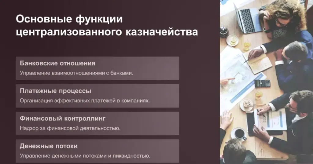 Функции централизованного казначейства Функции централизованного казначейства