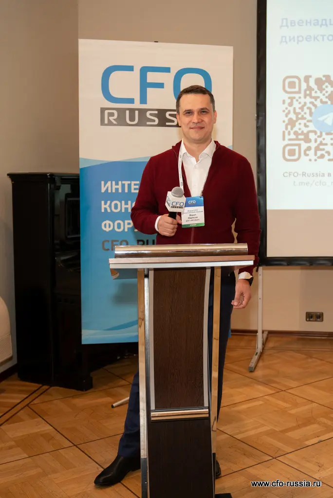 Марат Идрисов, заместитель директора по построению организации – начальник управления ИТ, ДСК «АВТОБАН», поделился опытом управления цифровыми инициативами<br />
 _NPY2358Марат Идрисов.jpg