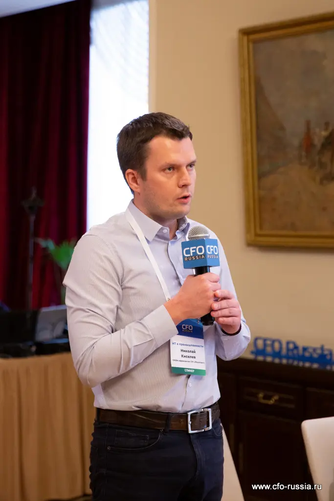 Николай Киселев<br />
Заместитель начальника отдела развития систем поддержки жизненного цикла изделий АО «ОКБМ Африкантов»<br />
ГК «Росатом» _MG_9767 Киселев.JPG