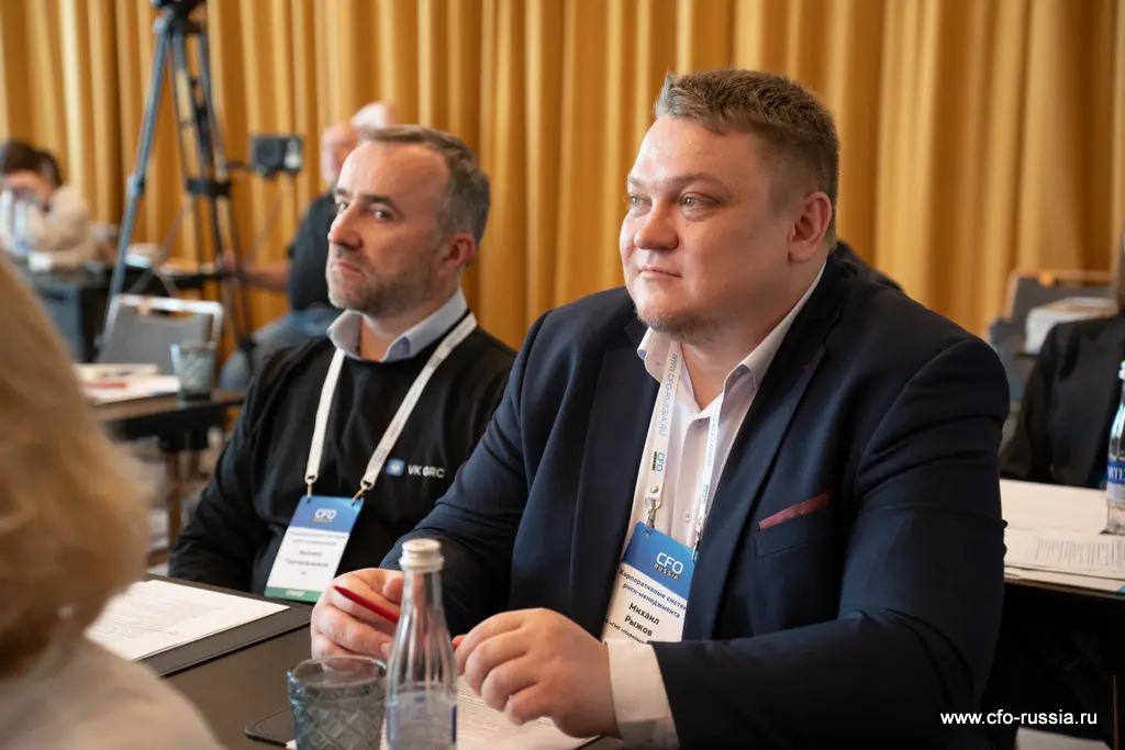 Михаил Толчельников, руководитель группы управления рисками ИБ, VKМихаил Рыжов, и главный менеджер департамента внутреннего контроля, ПАО «ГМК «Норильский никель» _NSA7914.jpg