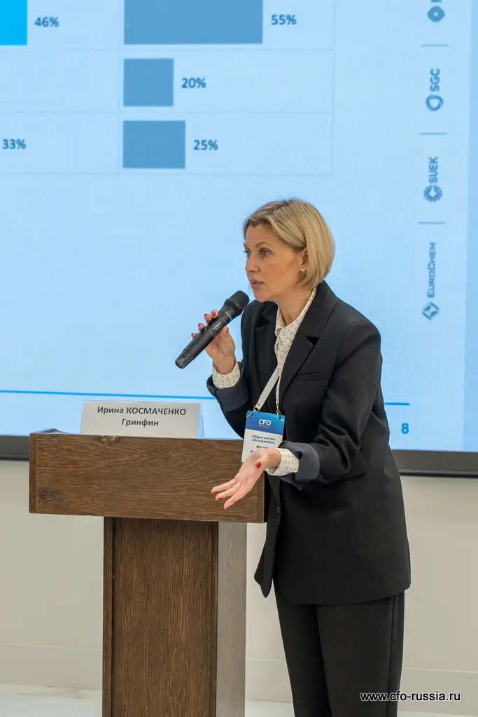Ирина Космаченко, генеральный директор, Гринфин, представила кейс "Внедрение новой системы оплаты труда и сервисов мониторинга рабочего времени и активности сотрудников" _DSC6248 Космаченко.JPG